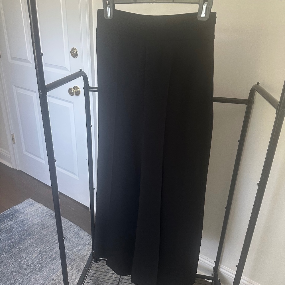 Zara Women Wide Leg Black Pants Size XS